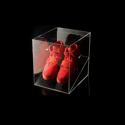 China ME-SHB-01A Viable Shoe Storage Organizer Clear Sneaker Box for sale