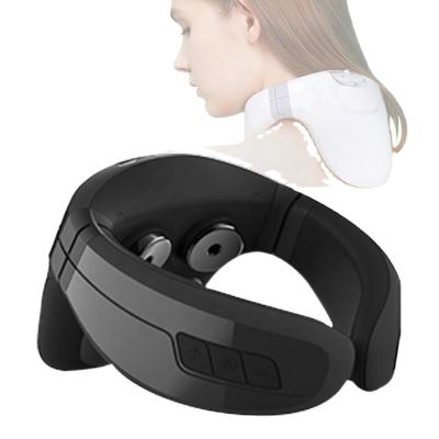 China Mini Neck Car Use Radio and Neck Shoulder Massager Cordless Roller Back Tapping with Heat-Deep Cervical Massage Multifunctional for sale