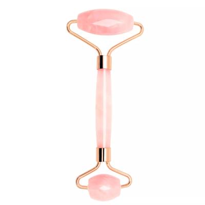 China Skin Care Roller Rose Quartz Face Roller Jade Roller Facial Tools Customized Jade Roller for sale