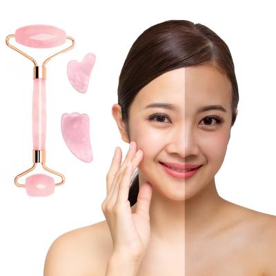 China Natural jade roller jade roller maker face lift and jade sha tool kit jade roller face gua for sale