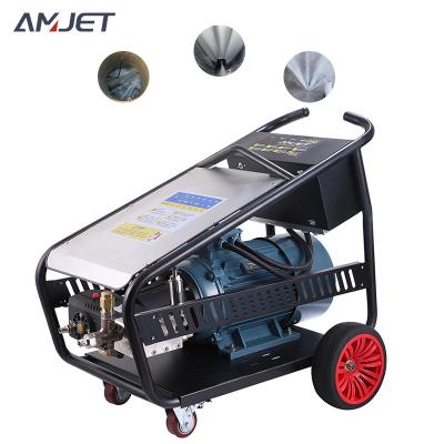 China Clean the ship AMJ rust removal and cleaning machine, high-pressure sandblasting machine, cleaning ship machine, 500bar, 22lpm for sale