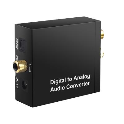 China Latest Iron New Arrival Design 192 KHz Digital Box Analog Audio Converter for sale