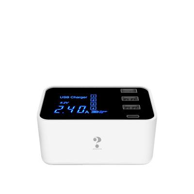 China UniversalÂ   The factory wholesale original electric mobile phone chargers usb ports fast charger directly led display fast shipping for sale