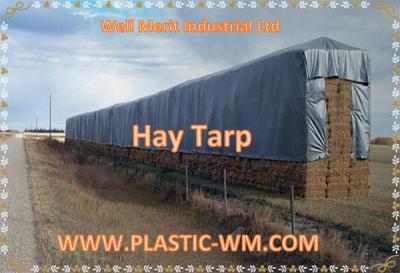 China Custom Heavy Duty  Hay Tarp  Hay Tarpaulin Hay Cover Tarpaulin Hay Bale Tarp for sale