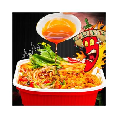 China Factory direct sales Ramen sugar-free instant energy food self-heating hot pot river snails small rice noodle for sale