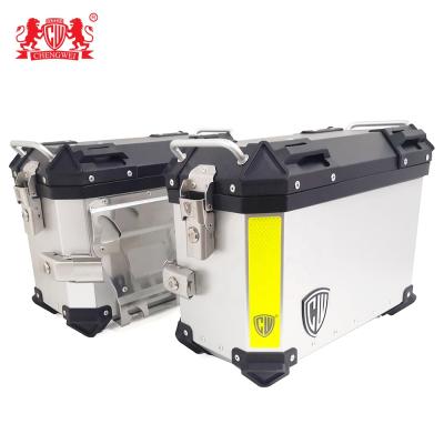 China C3-28L CHENGWEI Motorcycle Side Case Aluminum Aluminum Side Box Saddlebag With Quick Structure for sale