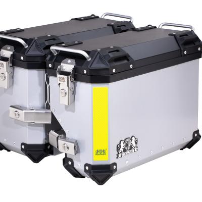 China CS3-37X 37L Waterproof Case Aluminum Alloy Tail Side Box For Motorcycle /side Box For Storage for sale