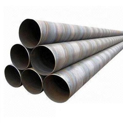 China carbon soft spiral welded steel pipe round for sale