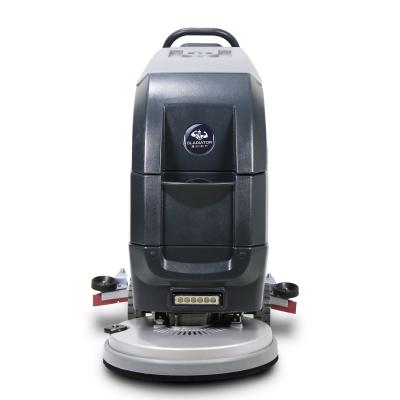 China Factory Hand Push Floor Machine Floor Sweeper Clean Electric Scrubber Workshop Industrial Mopping Mopping Machine for sale