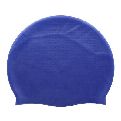 China Waterproof Enlarged Elastic Waterproof Swimming Cap Hearing Protection Silicone Swimming Cap High for sale