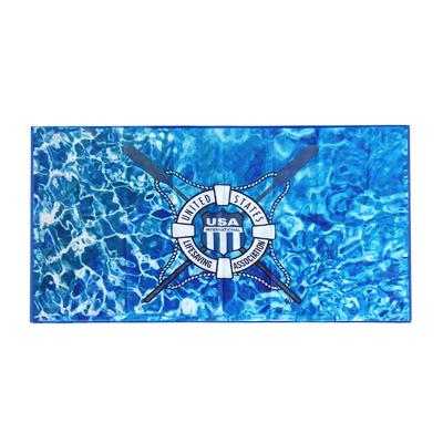 China Bilateral Printed Towel Durable Swimming Beach Towel Rest Quick Dry Towel for sale