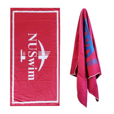 China Viable Custom Multicolor Printing Towel Microfiber Quick Dry Swimming Adult Beach Towel Sports Digital Towel for sale