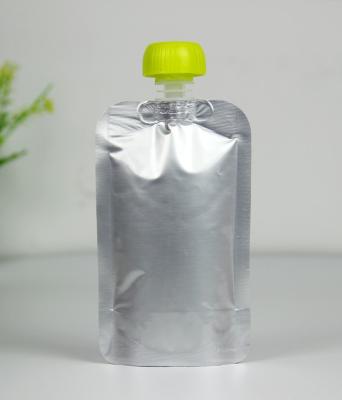 China Recyclable Leaking Proof Spout Top Rack Up Laminating Aluminum Foil Printing Drink Packaging Bags for sale