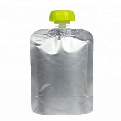 China Recyclable Customized Printing Stand Up Foil Pouch With Spout Foil Drink Pouch for sale