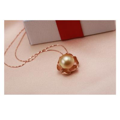 China The other factory direct supply large eggshell pearl necklace for women natural pearl chain the real handmade for sale