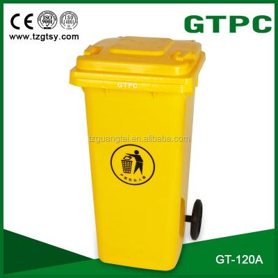 China 120L viable plastic dustbin GT-120A for sale