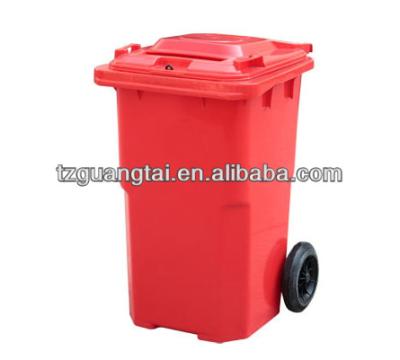 China Sustainable Euro / North American type plastic medical garbage bin wheelie bin wheelie bin 120L for sale