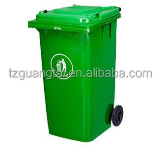 China Sustainable Plastic Recycle Garbage Bins With Wheels for sale