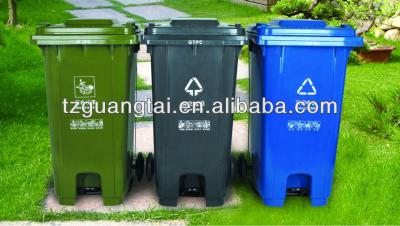 China Wheeled Pedal Bin Recycling Bin by 2 Viable Exteriors for sale