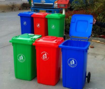 China Trash Can Exterior HDPE Hard Waste Bin for sale