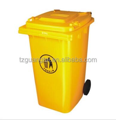 China Taizhou Outdoor HDPE Hard Trash Can Waste Bin for sale