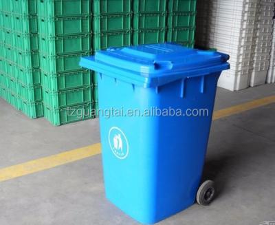 China Sustainable Ourdoor HDPE Garbage Container / Plastic Waste Bin 360L for sale