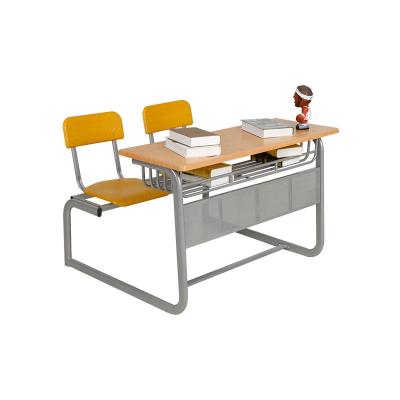 China Eco - Friendly Secondary Simple School Classroom Student High School Furniture Desk And Chair For Student for sale