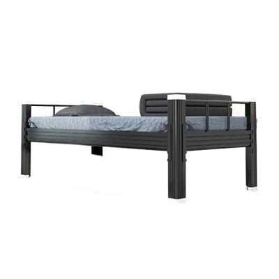 China Modern Single Metal Bed School Apartment Furniture Dorm for sale