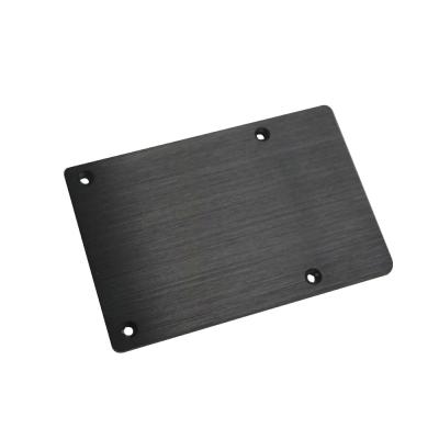 China OEM Aluminum Precision CNC Aluminum Panel With Black Anodize for sale