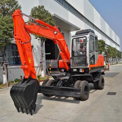 China Construction Digging China Hydraulic Excavator Tire Type For Sale for sale