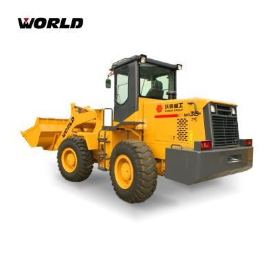 China Construction worksÂ   Pallet Fork ZL20 2ton Front Wheel Loader With Hydraulic Transmission (W120) for sale