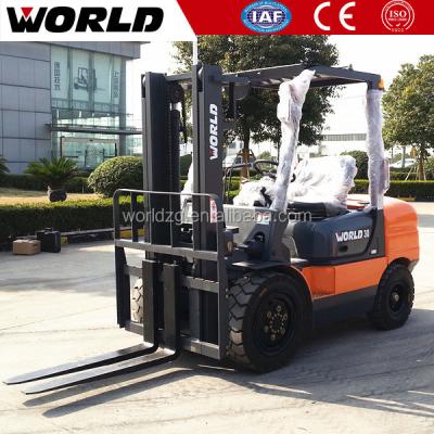 China Price of CPCD30 3 Ton Small Diesel Forklift with forklift spare parts for sale 3000kg for sale