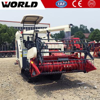 China Chinese wheat/barley/rye/oat/soybean/rape flower rice combine harvester factory price for sale in Ghana for sale