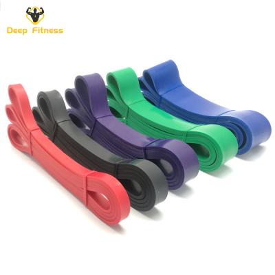 China 100% Natural Latex Products Gym Latex Power Bands Best Selling Flat Fitness for sale