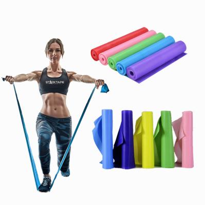 China 2021 Premium Quality High Elasticity Band Resistance Bands Women Strength Training Fitness Long Non Slip Cloth Yoga Theraband Band for sale