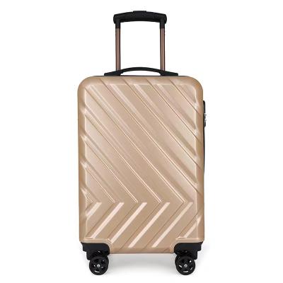 China Long Distance Travel Customize ABS 20 24 28 Inch Drawbar Box Luggage Bag Travel Trolley Case Hard Outdoor Suitcase Luggage Sets for sale