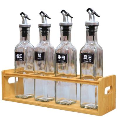 China Food Grade Glass Wine Dispenser Frying Oil Glass Bottle Oil Dispenser For Cooking for sale