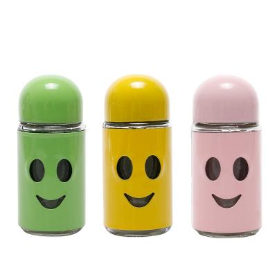 China High Quality Freshness Preservation Spice Jar 100ml Stainless Steel Color Sealed Spice Jar Small With Cover for sale