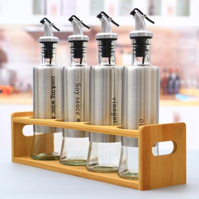 China Olive Oil Vinegar Bottle Dispenser Seasoning Vinegar Minimalist Selling High Quality Bottle for sale