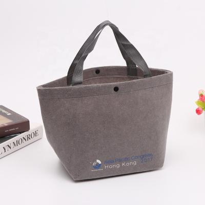 China Waterproof Multi Purpose Reusable OEM Felt Tote Insulation Bags Cooler Food Bag Stubbie Heater Holders for sale