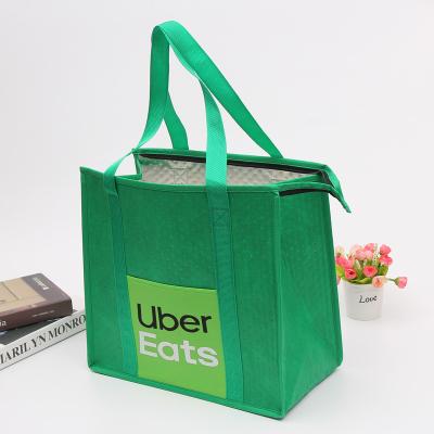 China Waterproof Insulation Bags Tote Cooler Bag Lunch Box Bag For Food Delivery for sale