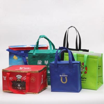 China Waterproof Lunch Box Picnic Box Sublimation Cooler Bag With Strap for sale