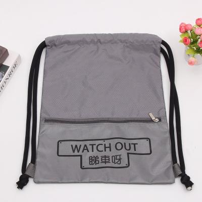 China Recycled High Quality Custom Gym Oxford Cloth Material Draw String Waterproof Bag for sale