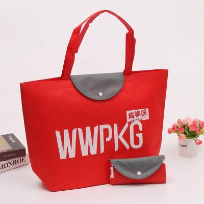 China Tote Woven Bag Shopping Bag Recyclable Non Woven Cheap Promotional Foldable Custom Aseptic for sale