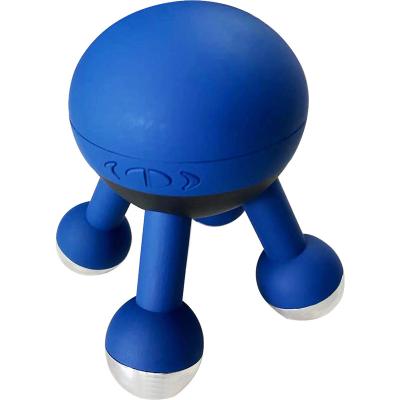 China New Style New Fashion Blue 4 Legs Mini Small Electric Lightweight Body Massager for sale