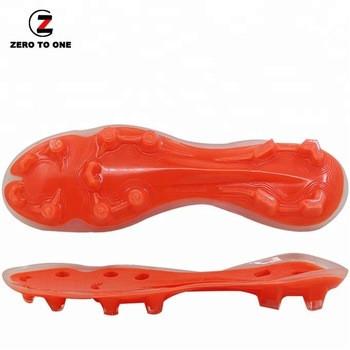 China Hot Selling TPU Double Colors Wear Resistant TPU Football Soccer Shoes Men Sole Supplier for sale