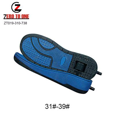 China New Design Kids Boy Girl Lightweight Variable Roller Wheel Led Skate Shoe Sole for sale