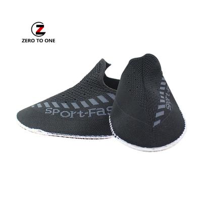 China Logo Men Sport Shoe Elastic Customized Nylon Knit Vamp Upper Sneaker Semi Finished Shoe Upper Made In China for sale