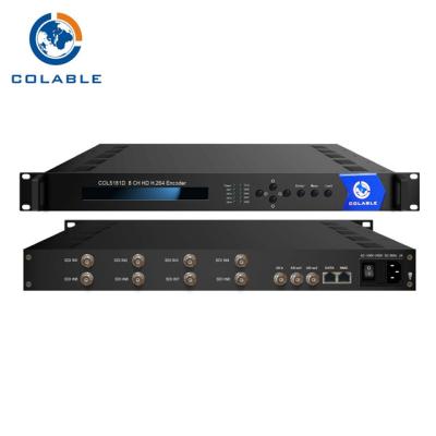 China 8 en 1 codificador video de Hdmi Mpeg4, codificador video de H 264 SDI para el equipo COL5181D del Headend de la difusión de TV de Digitaces en venta