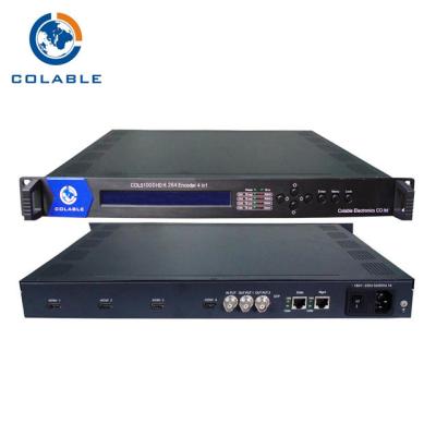 China HD SDI al codificador de ASI, MPEG de 4 canales - 4 AVC H 264 SDI al codificador COL5100D del UDP en venta